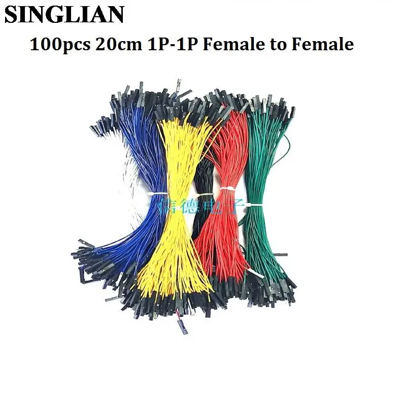 100 шт./лот 1P-1P 20 см DuPont линия мама папа Dupont головка макетная плата Подключение
