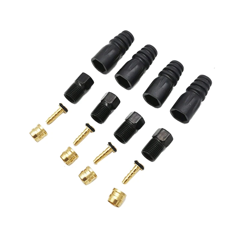 

MTB Bike Hydraulic Disc Brake Oil Pipe Accessories Olive Connect Head Suit Tubing Screw For TEKTR