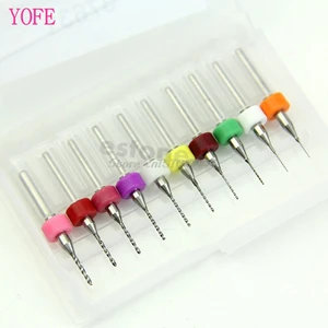 10 шт., карбидная печатная плата для печатной платы микро-сверла, инструмент от 0,3 мм до 1,2 мм, новинка, S08, оптовая продажа и Прямая поставка