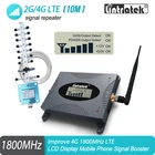 усилитель приема сигнала на телефоне Lintratek 4G мобильный телефон усилитель LTE DCS 1800 МГц Топ GSM сотовый ретранслятор сигнала 4G сеть 65dB усилитель с ЖК-дисплеем