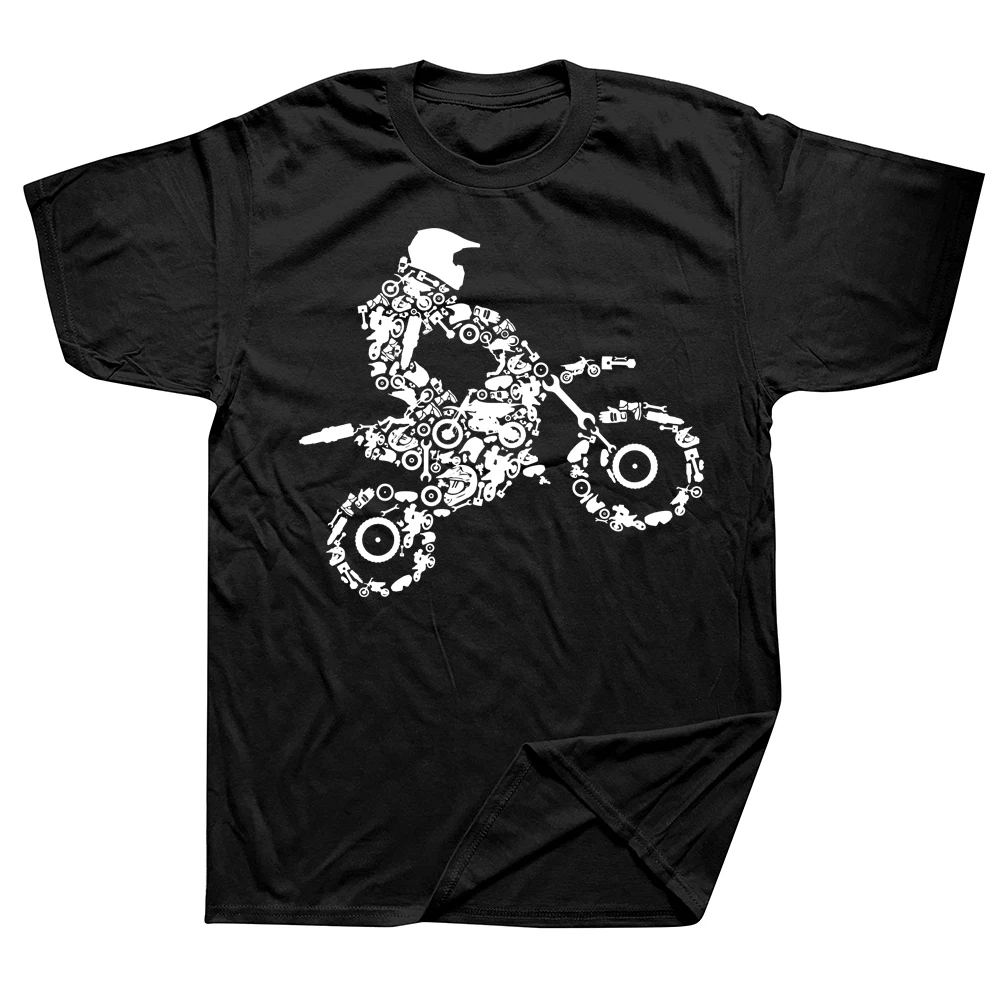 

Novelty Dirt Bike Rider Motocross Biking T Shirts Graphic Cotton Streetwear Short Sleeve Birthday Gifts Summer Style T-shirt
