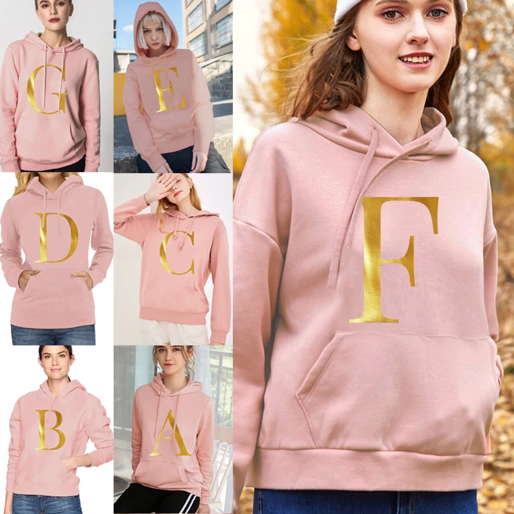 

2022 Streetwear Hoodies Women Sweatshirt Autumn Spring Long Sleeve Harajuku Letter Print Sweatshirts Casual Pullover Clothes Top