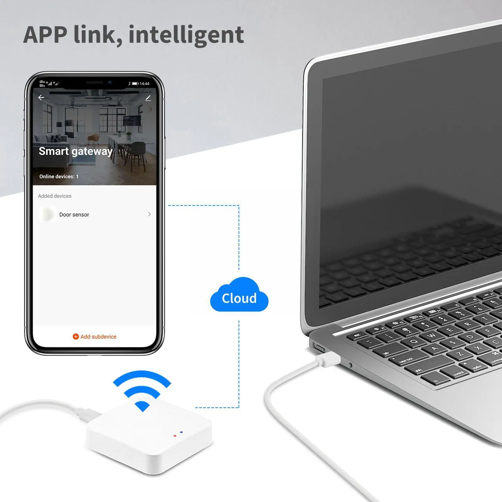 

For Tuya 3.0 Wireless Hub Multi-mode Home Bridge Supports 2.4g Wifi Network For Alexa Home Y2i2
