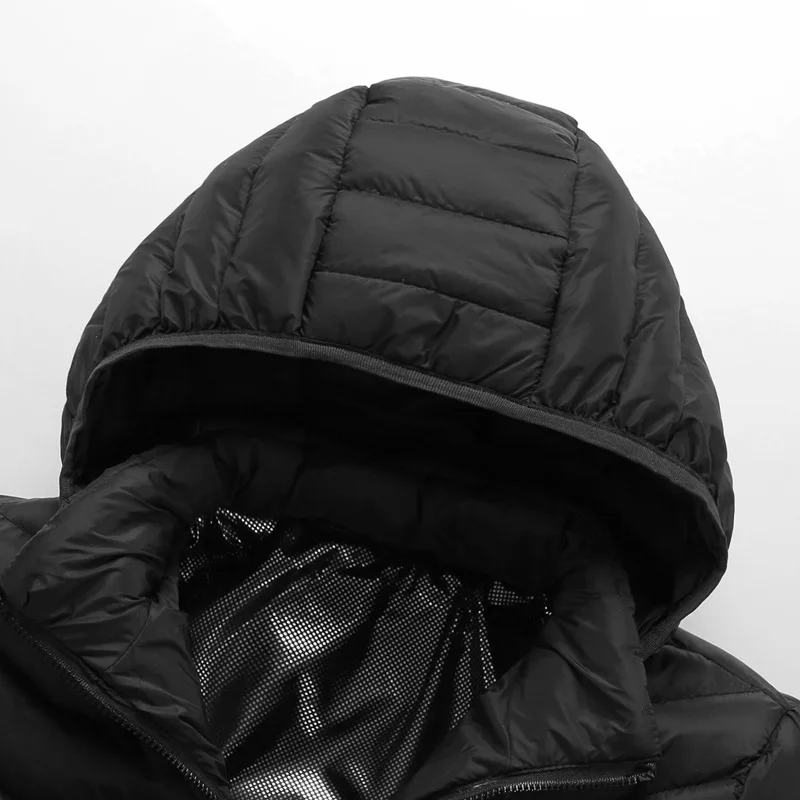 Fashion Men Jacket Intelligent Fever USB Winter Outdoor Electric Heating Warm Sprots Thermal Coat Clothing Heatable Cotton