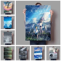 wall art home decor canvas print painting modern anime weathering with you posters living room modular pictures no frame artwork