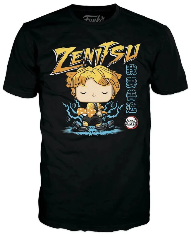 Zenitsu Demon Slayer Funko Pop! Футболка (XS S M L XL 2XL 3XL в наличии!)