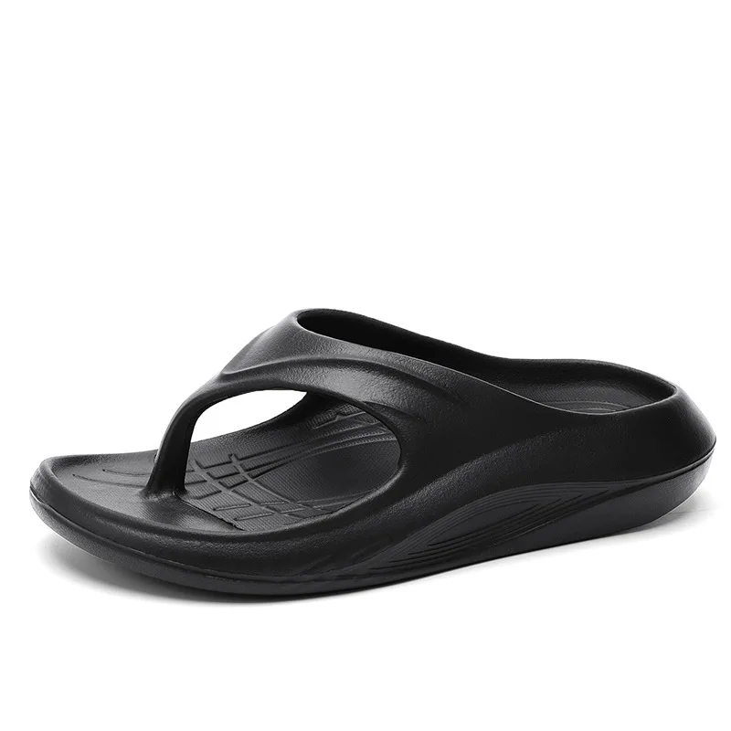 

2023 Summer Men Slippers Beach Flip Flops Red Bottom Non-Slip Fashion Punk Style Rivet Shoes Slippers Black Flip-flops Shoes