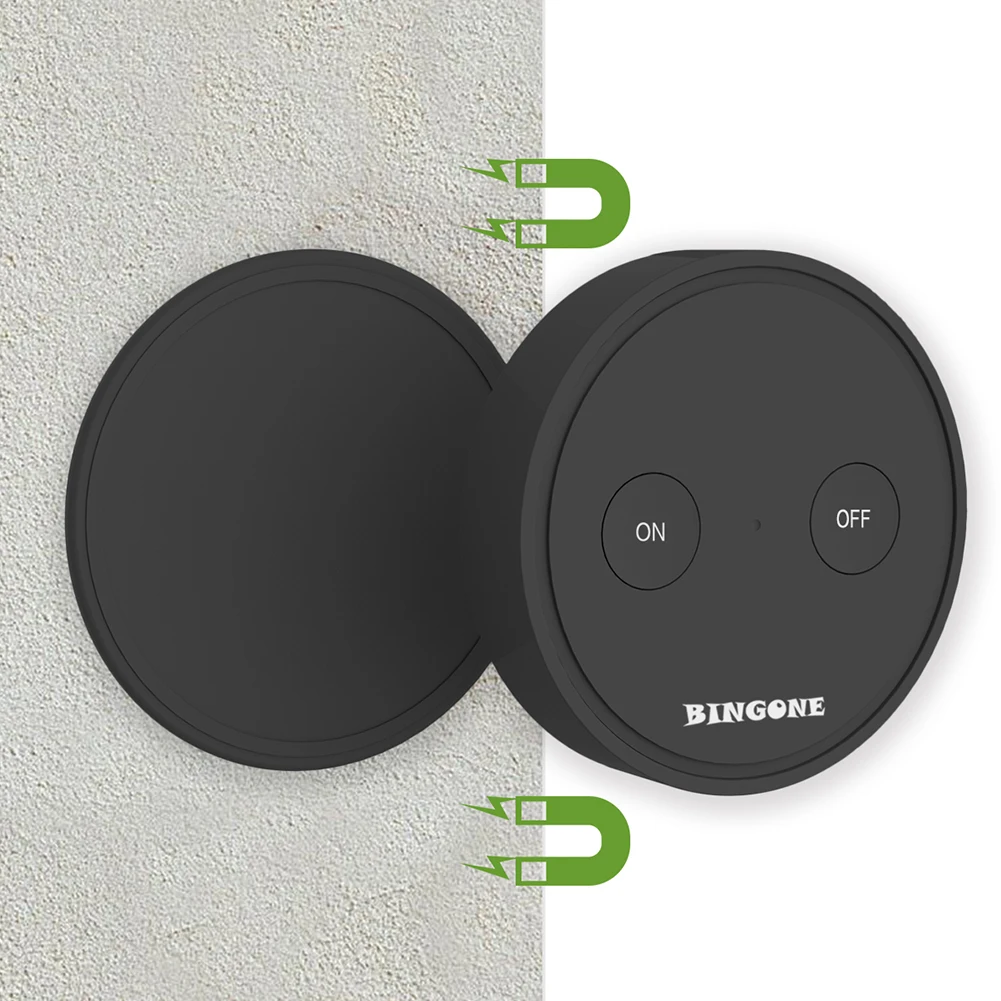 

Wall Light Switch Black Wireless Remote Controller Smart Appliance 30m US 110V RF Wireless Switch Controller Remote For Light