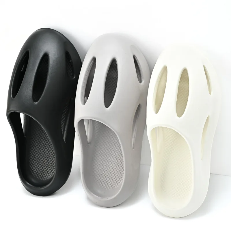 Women Slides Fashion Hollow Design Leisure Women Slippers Outdoor Anti-slip Sandals Bathroom 2023 Summer New Woman Shoes