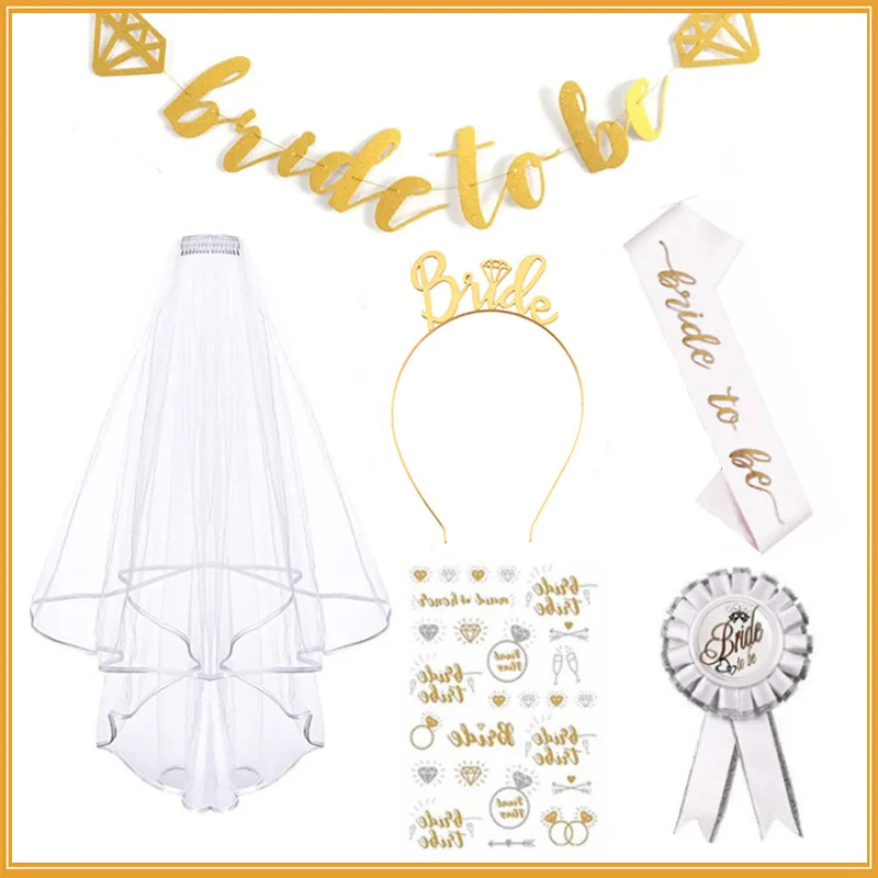 Свадебные украшения для невесты свадебная фата вечеринки атласный пояс