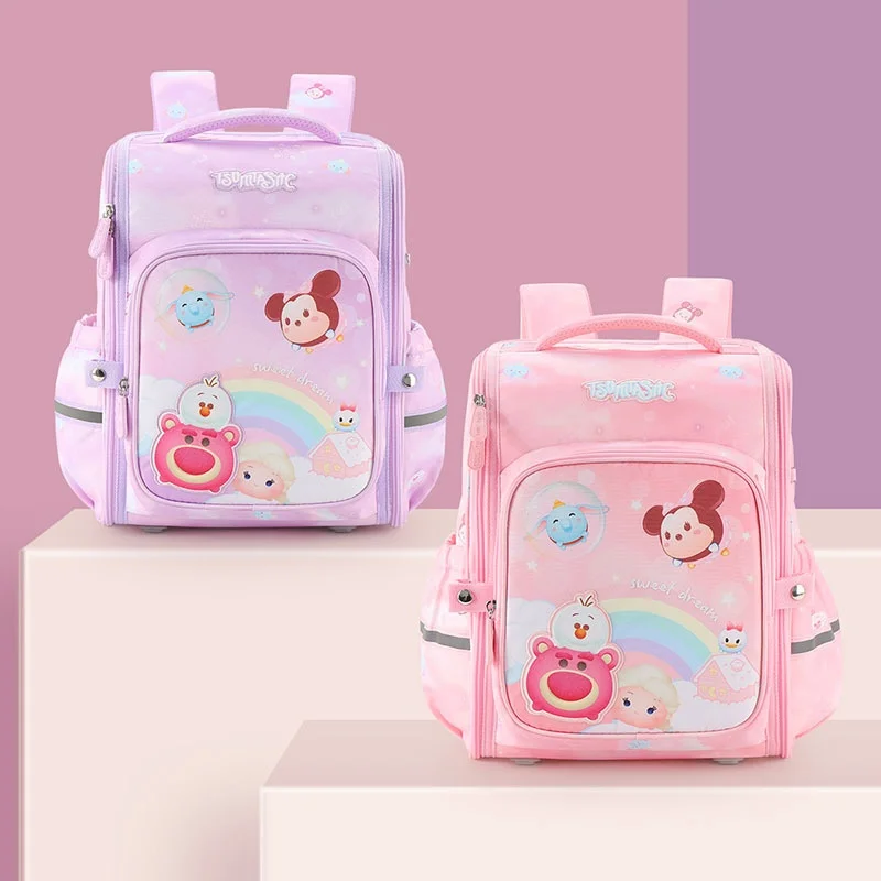 

Disney Girls' Schoolbag Primary School Girls 2023 New Year 1-3 Songsong Minnie Weight Reduction For Girls And Children Backpack