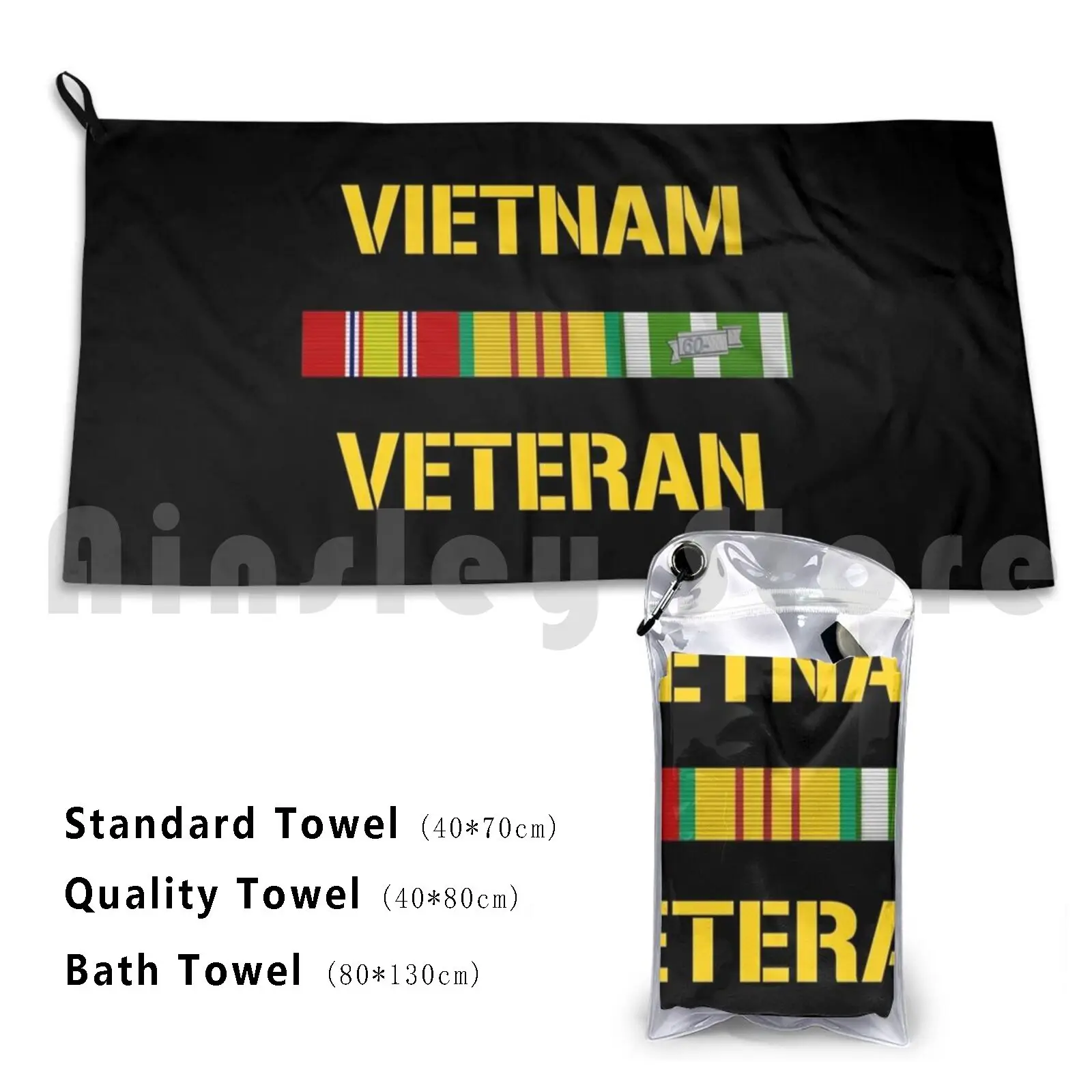 Bath Towel Vietnam Veteran Vietnam War Military Vietnam Veteran Bar