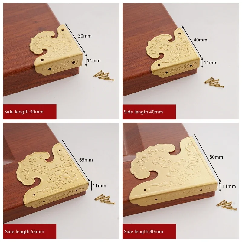 Латунные угловые кронштейны для мебели