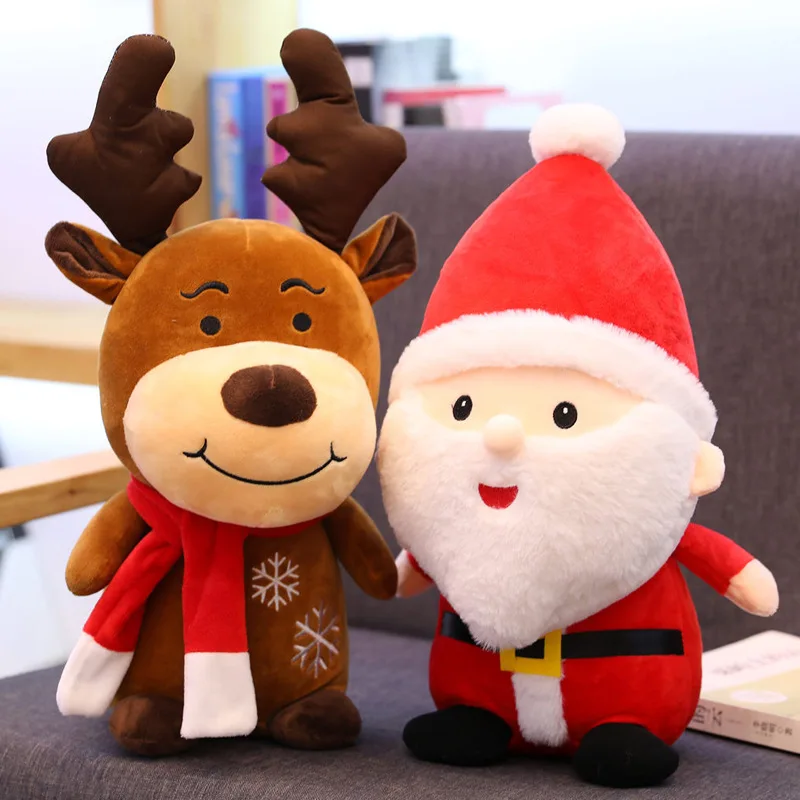 

Cross-border Santa Claus Doll Reindeer Plush Doll Christmas Gift Christmas Eve Event Gift Logo Photography Props Decoration