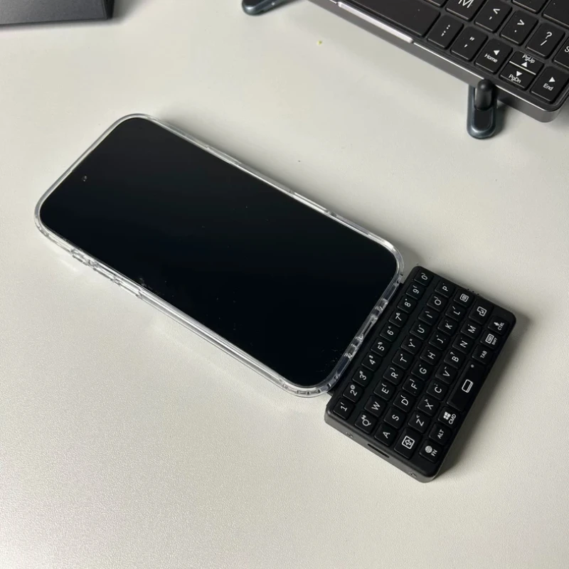 Фото Магнитная Bluetooth-мини-клавиатура EXknight для iPhone 12-17, Windows/Android, компактных телефонов, Blackberry, аксессуары для клавиатур №5