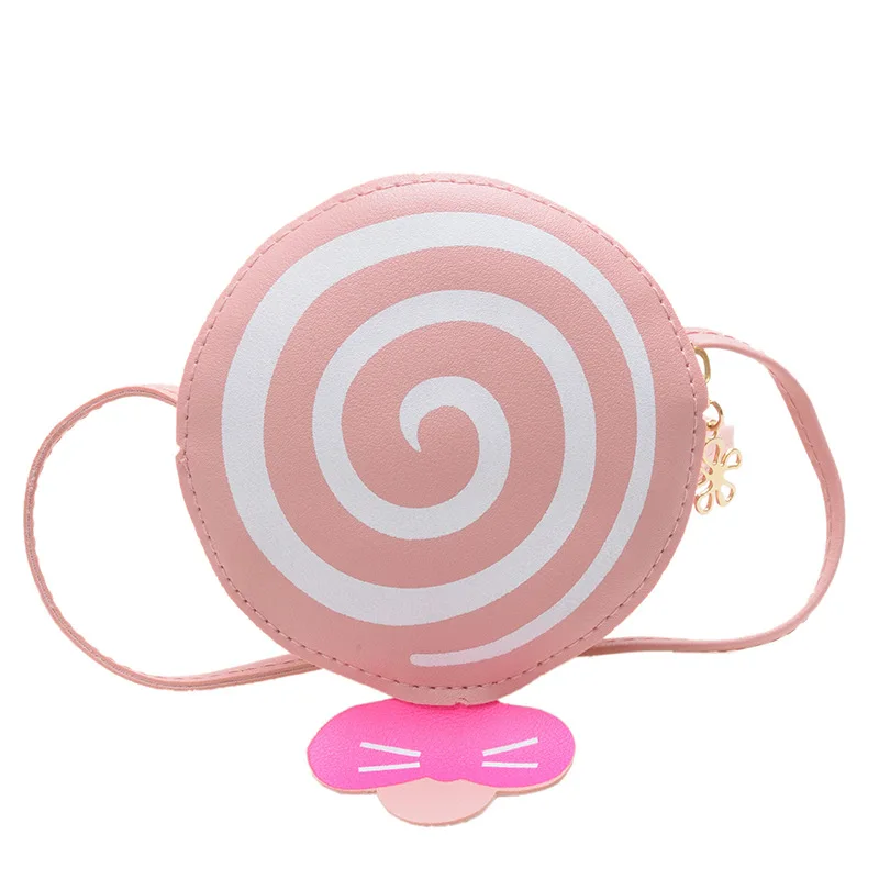 

2022 New Children's Bags Cartoon Lollipop Baby Coin Purse Princess Mini Cute One Shoulder Messenger Bag