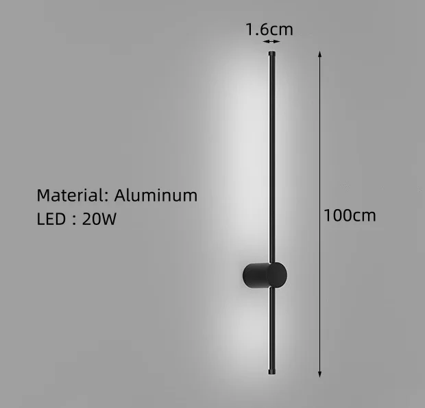 

Настенный светильник IWP, черный/белый, регулируемая яркость