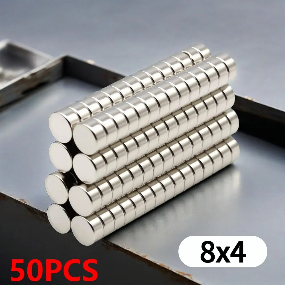 

Круглые магниты из железа 8x4 мм