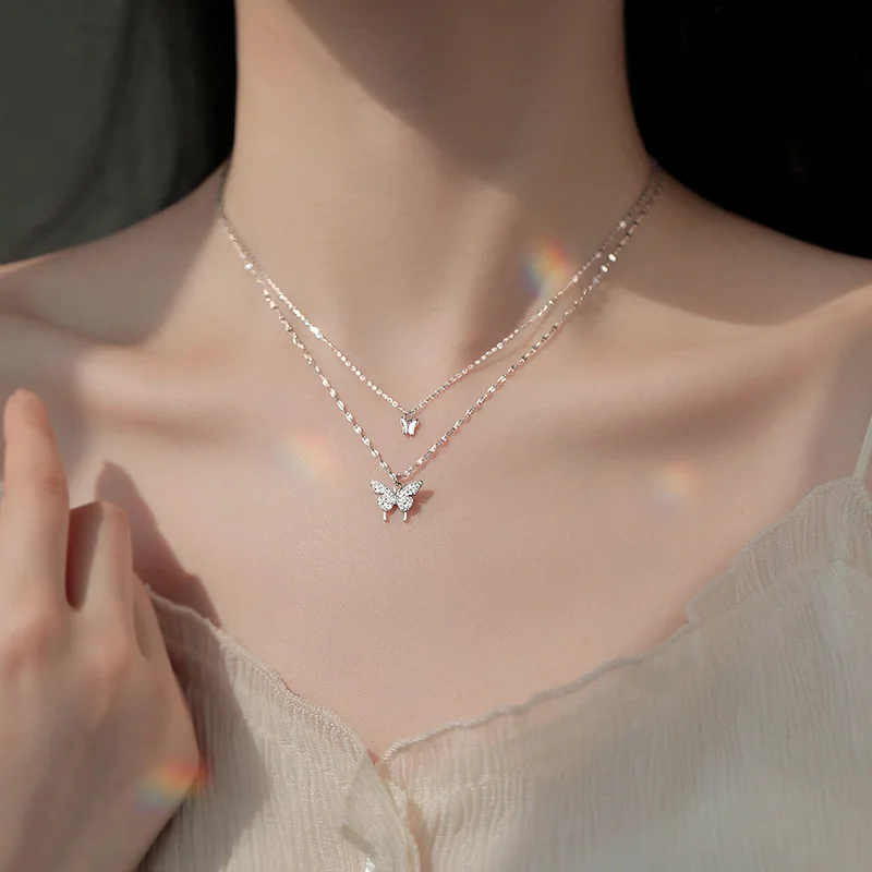 

Pearl Multi Layer Heart Pendant Choker Necklaces,Heart Layered Choker Necklace,Butterfly Pendant Necklace,Jewelry for Women Girl