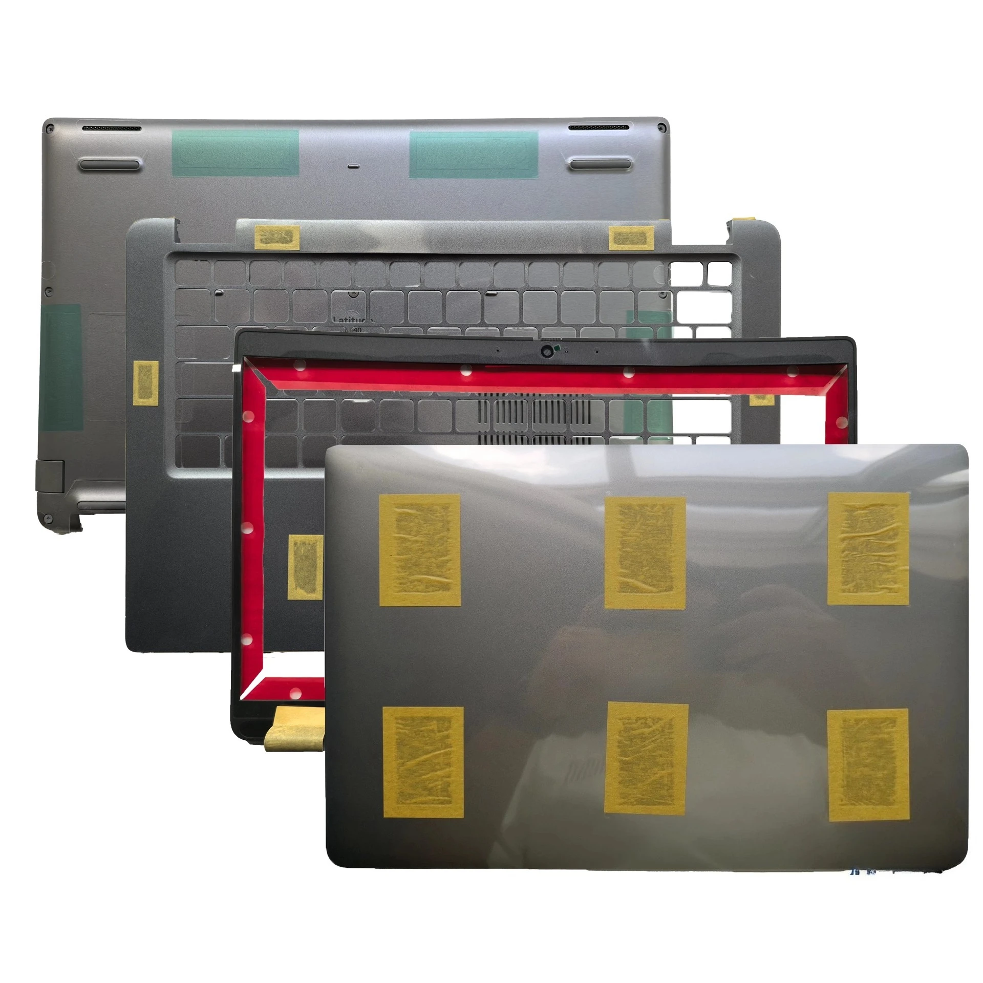 Фото Новые сменные корпуса для Dell Latitude 5440 5450 M3480 07C1DW 0HJXXN 5PYPR, задняя крышка, передняя панель, упор для рук, верхняя нижняя часть корпуса №1