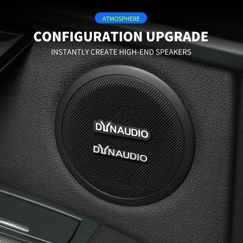 Высококачественный металлический логотип Dynaudio для автомобиля Hi-Fi динамик аудио