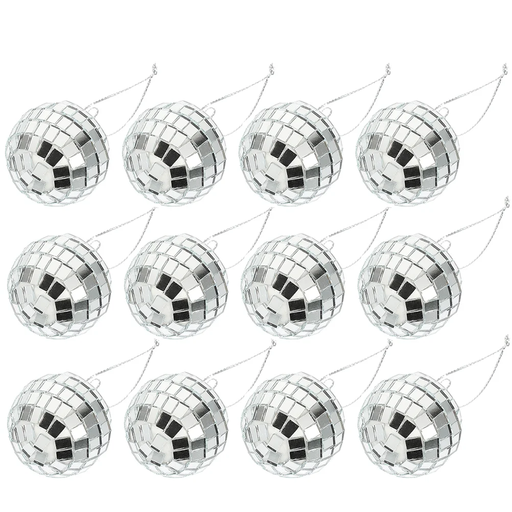

Disco Reflective Ball Reusable Glass Mirror Pendant Ornaments Crafts Xmas Balls