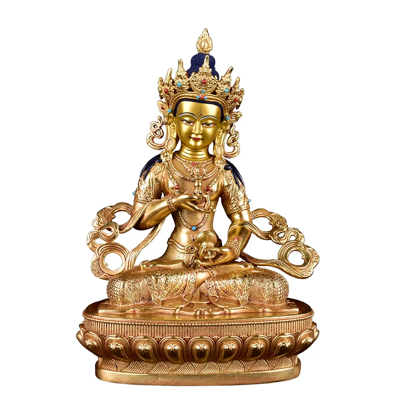 Xiangrui Pavilion Vajrasattva тибетская Тантра чистая медь Seiko Золотая домашняя фотосессия