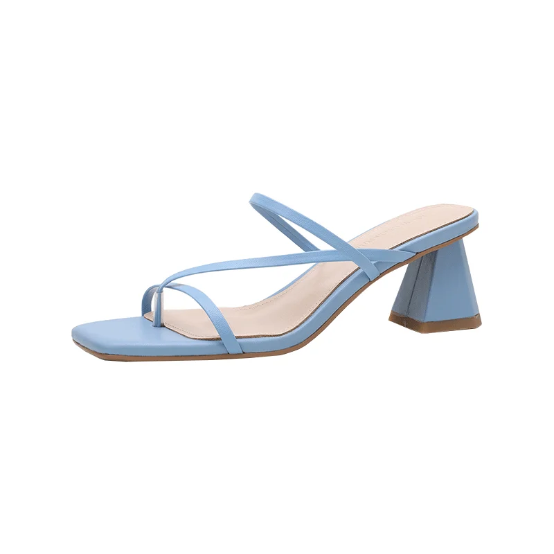 

Women Sandals Sexy Summer Shoes Gladiator Clip Toe High Heels Bandage Buckle Strap Pumps Squre Toe Ladies Party Fashion Stiletto