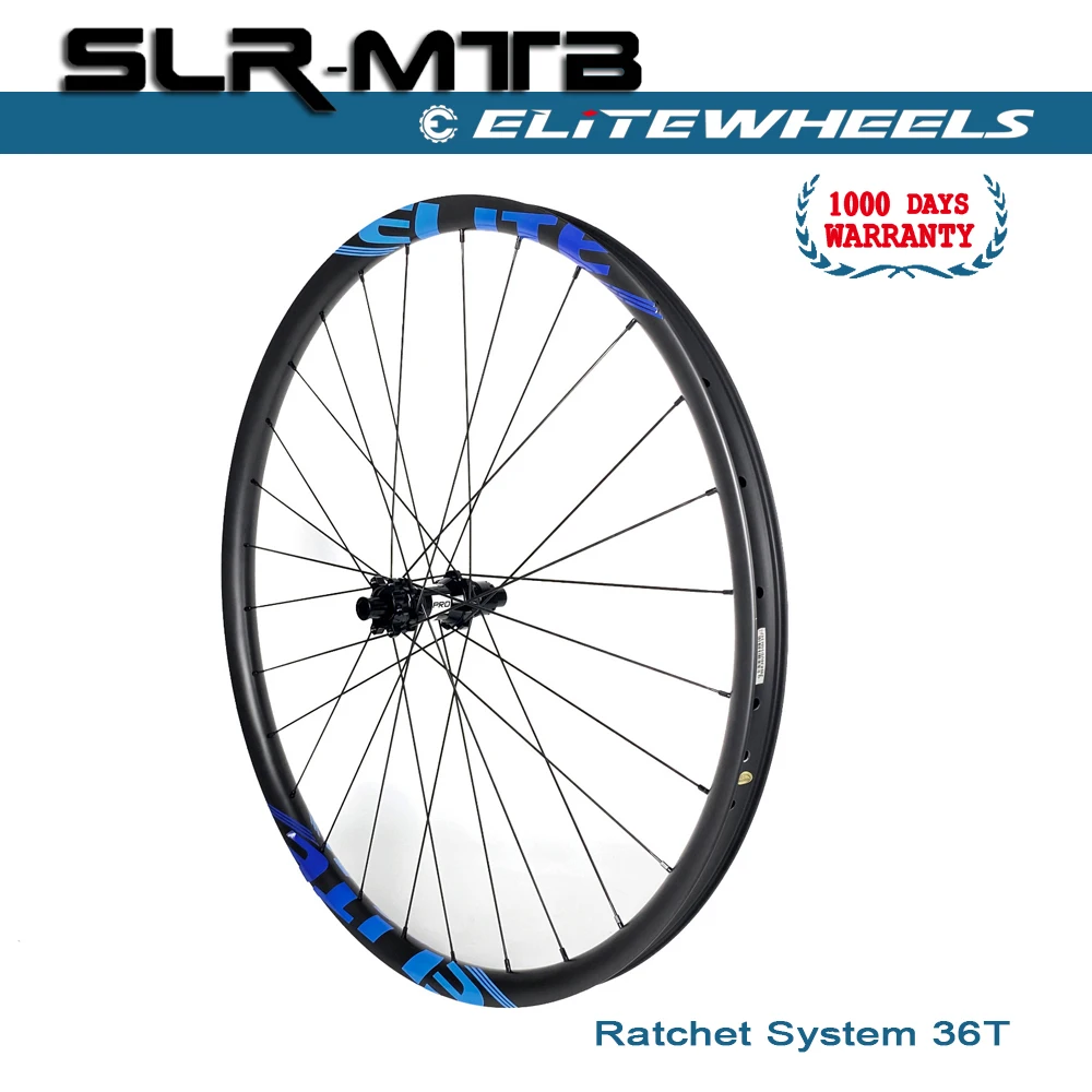 

ELITEWHEELS 29er SLR MTB Carbon Wheelset MS HG XD Ratchet System 36T Hub XC 28mm Wide 24mm Depth Rims For Mountain Bike Cycling