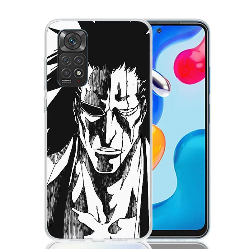 Bleach Zaraki Kenpachi Phone Case For Xiaomi Redmi Note 13 12S 12 11S 11T 11E Pro Plus 10S 10 9S 9 8T 8 7 Art Customized Coque C