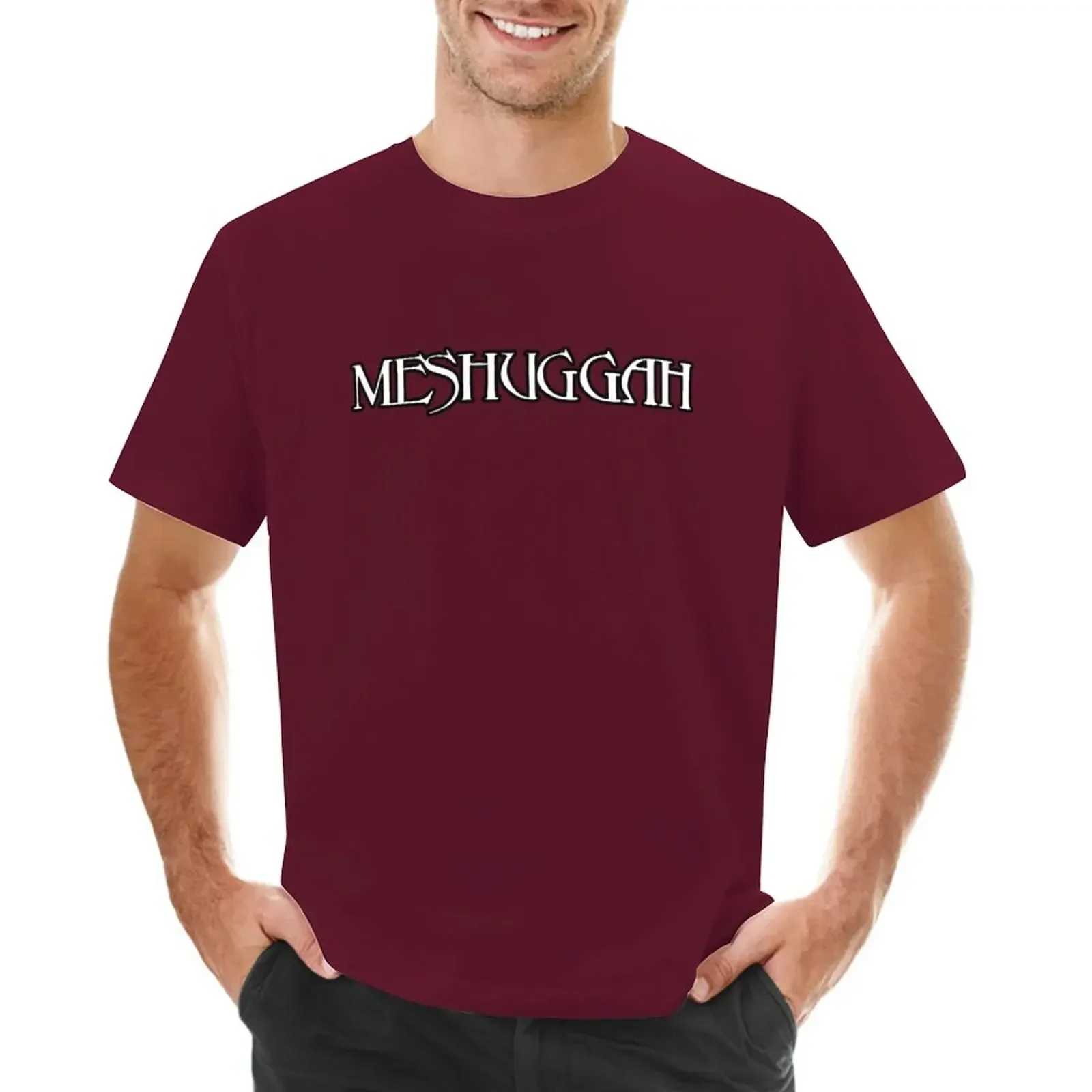 Мужские футболки в стиле Харадзюку Meshuggah Clasic-tshirt футболка на заказ большого