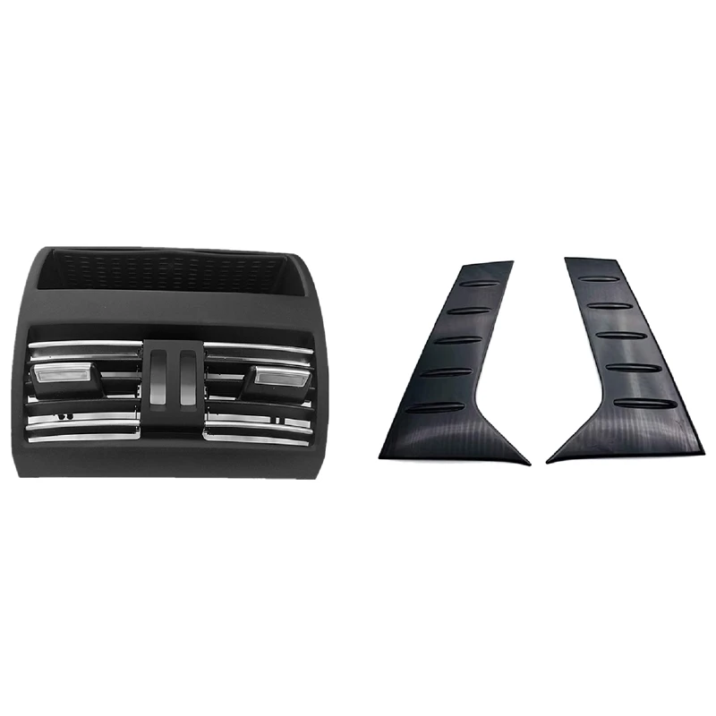 

Rear Air Conditioning Ventilation Grille For Bmw 5 Series F10 F11 2010-2016 & C Pillar Rear Window Side Cover For Toyota