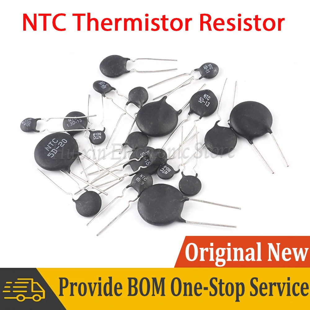 

10pcs Thermal Resistor NTC Thermal Resistance 5D-7 5D-9 5D-11 5D-20 8D-20 10D-5 20D-9 10D-7 10D-9 10D-11 16D-9 47D-15