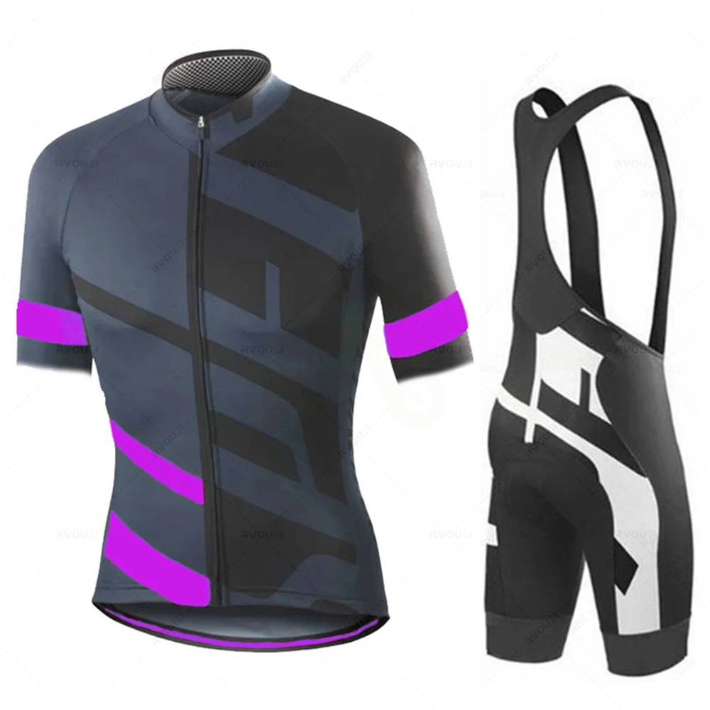 

Breathable Quick Drying 2023 Cycling Jersey Set Summer Clothing MTB Bike Clothes Uniform Maillot Ropa Ciclismo Man Bicycle Suit