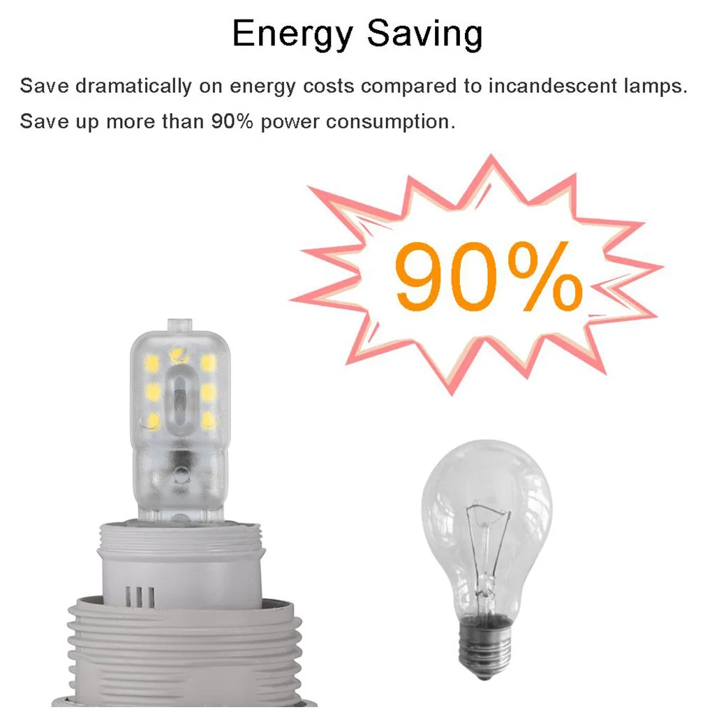 

10x110X G9 8W LED Corn Light Transparent 550LM Bulb Constant Power Home