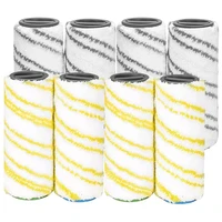 8 piece set of rollers for karcher fc7 fc5 fc3 fc3d electric floor cleaner 2 055 007 0 2 055 006 0
