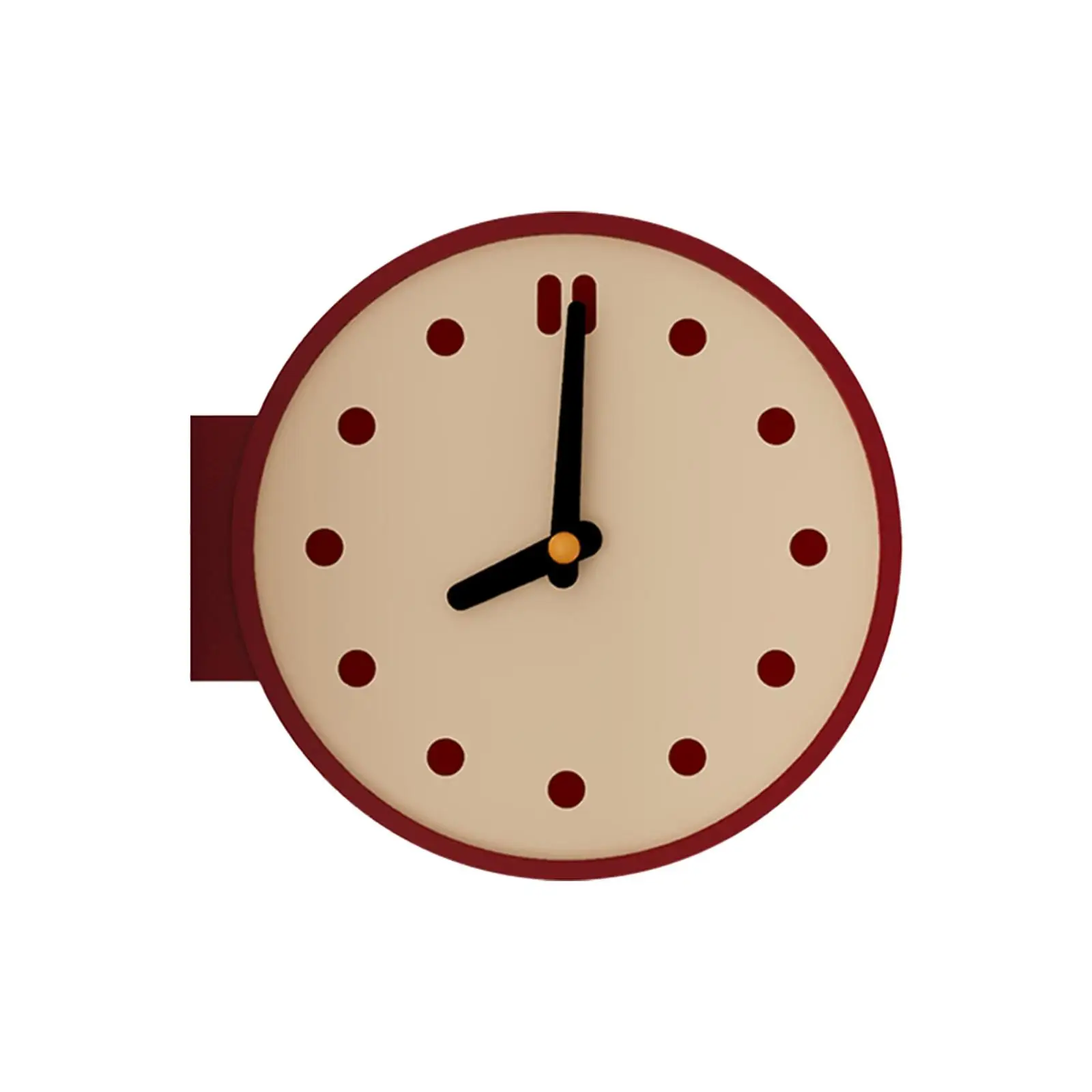 Corner Wall Clock Tabletop Clock Decorative Modern Watch Craft Art Stylish