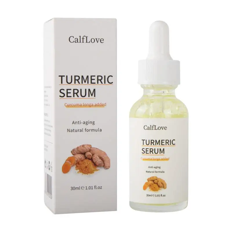 

Turmeric Freckle Whitening Serum Curcumin Oil Face Brighten Moisturizing Fade Dark Spot Removal Pigment Melaninskin Care Product