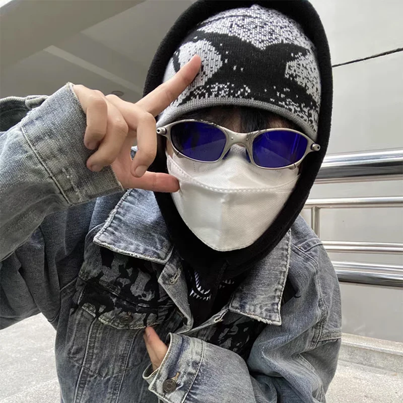 Женская яркая облегающая шапка в стиле K-POP Y2k аксессуары хип-хоп теплый