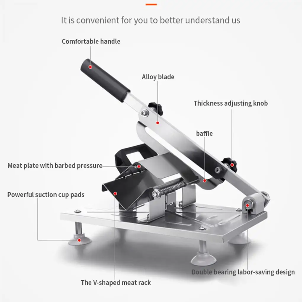 

Meat Slicer Machine Slicing Tool Kitchen Gadget Vegetable Devices