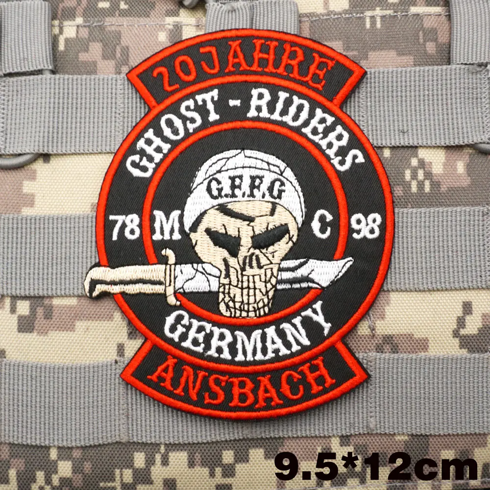 Велосипедный клуб военные тактические вышитые патчи нарукавник с крючком подкладка для одежды