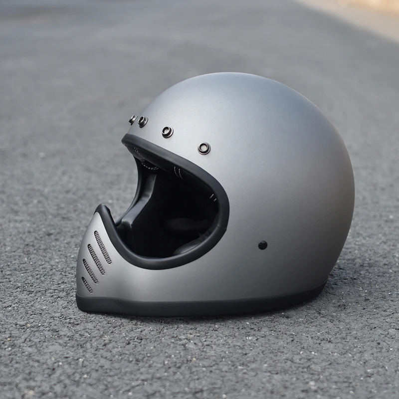 

Винтажный мотоциклетный шлем для мужчин и женщин, в стиле ретро