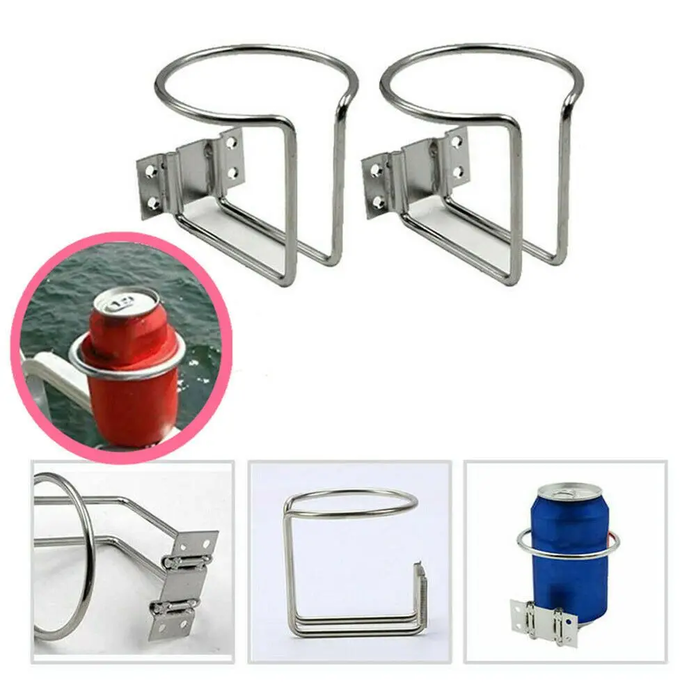 

Accessories Universal Drinks Holders Car RV Car Mount Drink Cup Holder Stainless Steel Boat Marine