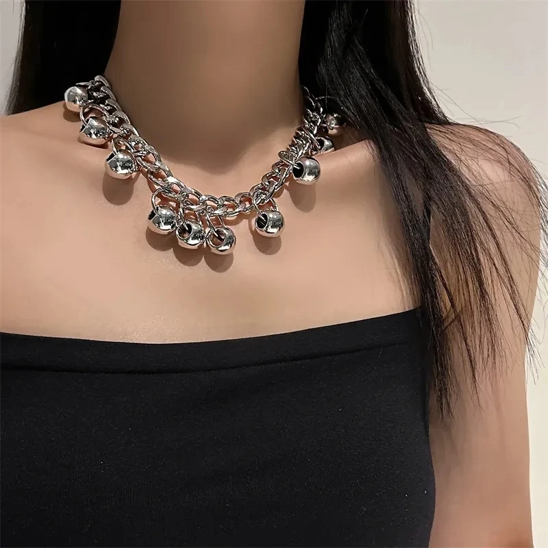 

Модное ожерелье-Кольцо из титановой стали, женская мода, современное чувство темперамента, чокер в стиле панк, элегантные ювелирные изделия для девушек, аксессуары