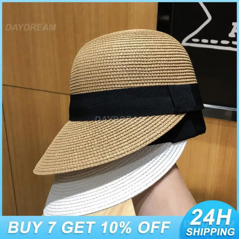 

Sun Helmet Sunshade And Sunscreen Increase Shading Hats Wide Brim Anti Wrinkle Rounded Dome Design Clothing Accessories Simple