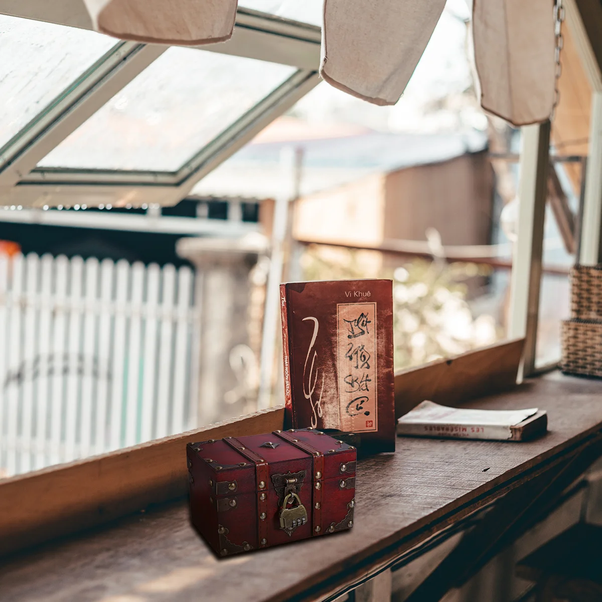 

Box Wooden Jewelry Treasurekeepsake Boxes Trinket Case Storagevintage Organizer Large Wood Lockcontainer Home Decorative Trunks