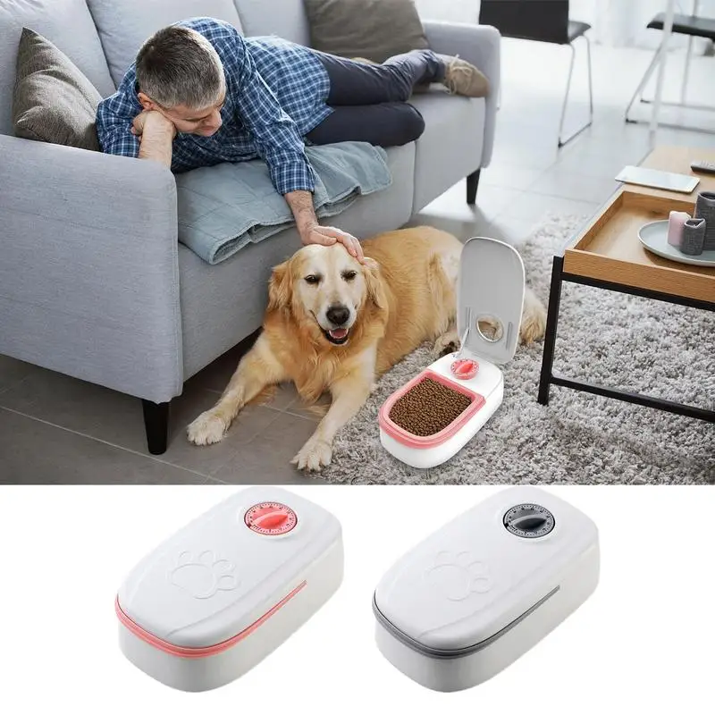 

Automatic Cat Feeders Timed Cat Feeder Food Dispenser Cat Food Bowl With Programmable Timer Feeds Wet Or Dry Food