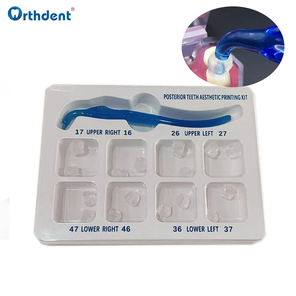 

Dental Posterior Teeth Aesthetic Printing Mould Kit Dentistry Veneer Mold Reshape Resin Composite Restoration Filling Material