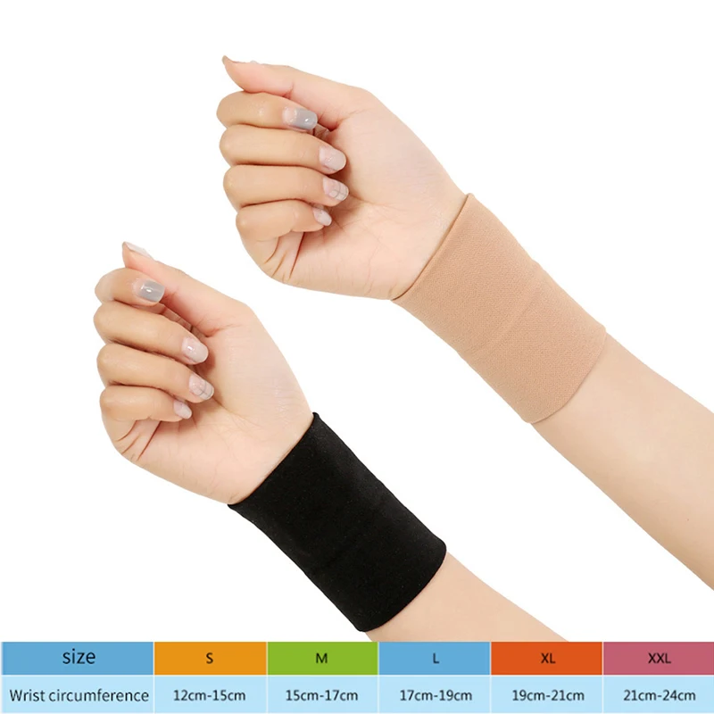 

1Pc Medical Compression Wrist Sleeves Elastic Outdoor Men Women Sport Wristbands Gym Fitness Volleyball Protector Brace