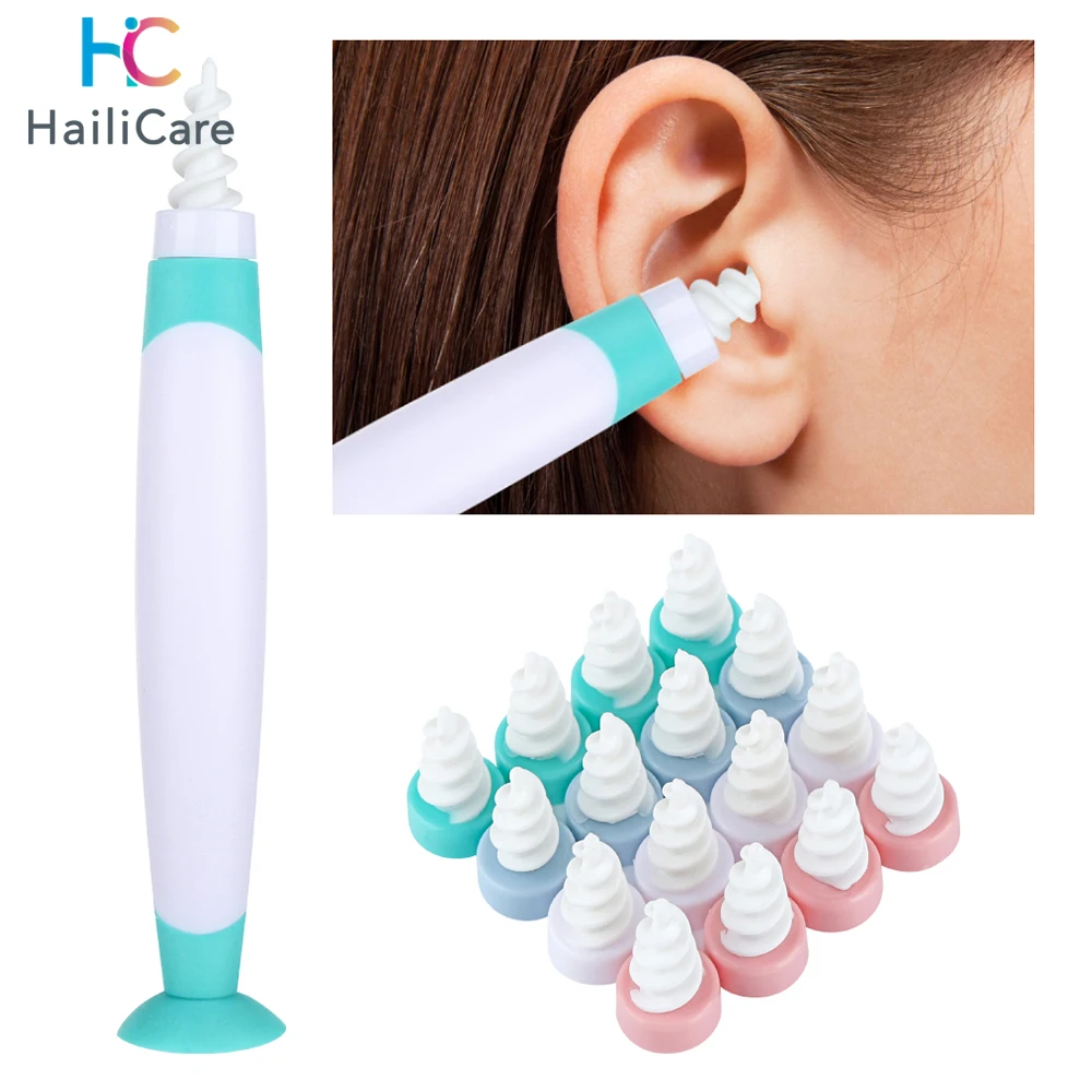 

Ear Cleaner Silicon Ear Spoon Tool Set 16 Pcs Care Soft Spiral For Ears Cares Health Tools Cleaner Ear Wax Removal Tool